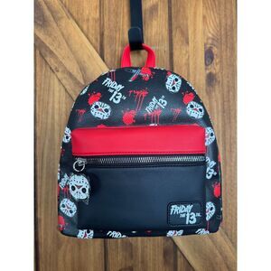 NWT- Hot Topic Friday the 13th Mini Backpack Cosplay Horror Movie Jason Voorhees